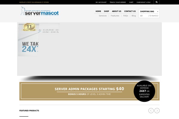 WordPress website example screenshot
