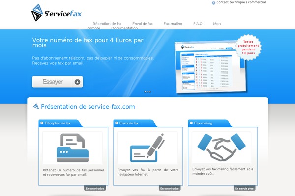 service-fax.com site used Fax