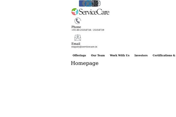 servicecare.in site used Hendy