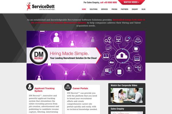WordPress website example screenshot