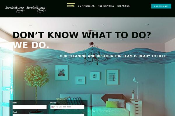 Smc theme site design template sample