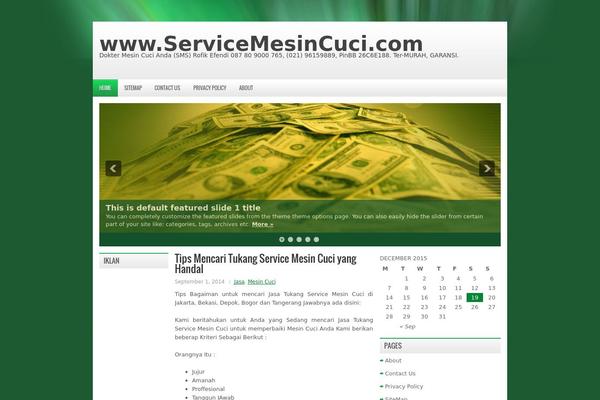 Moneyzine theme site design template sample