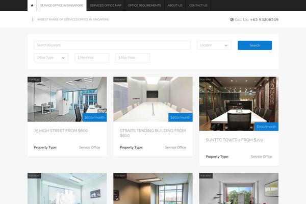 Realto theme site design template sample