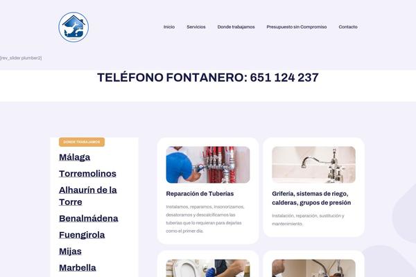 WordPress website example screenshot