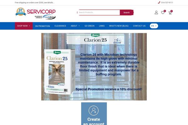 servicorp.ca site used Creybit