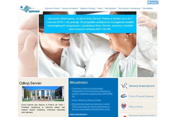 servier.pl site used Servier-multisite-countries