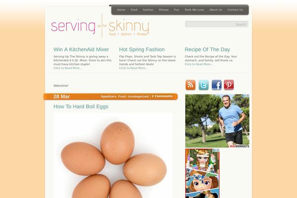 servinguptheskinny.com site used Unite