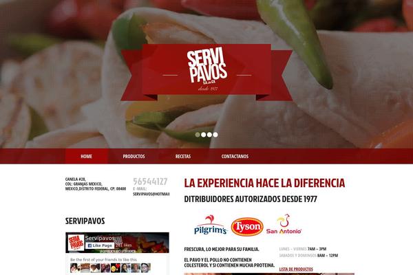 servipavos.com site used Theme1961