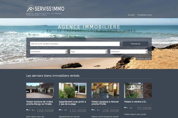 serviss-immo.fr site used Wpcasa-child
