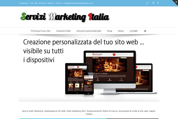 servizimarketingitalia.com site used Jarvis