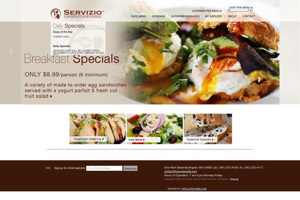 serviziocafe.com site used Servizio