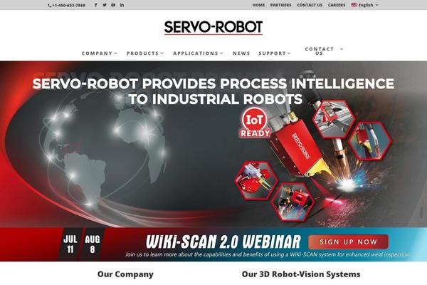 servo-robot.com site used Divi Child