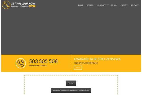 serwis-zamkow.com site used Shopkeeper • Multipurpose WooCommerce / WordPress eCommerce Website Builder for any Business