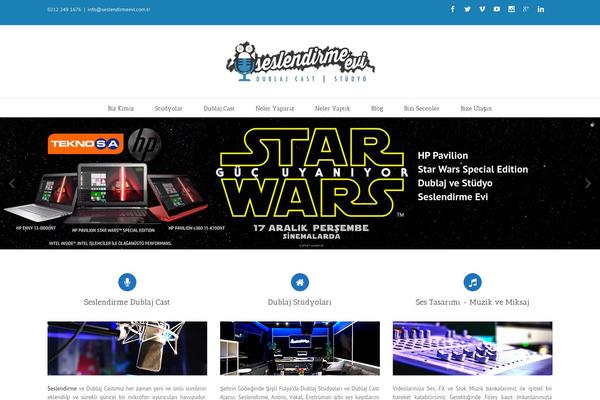 Avada theme site design template sample
