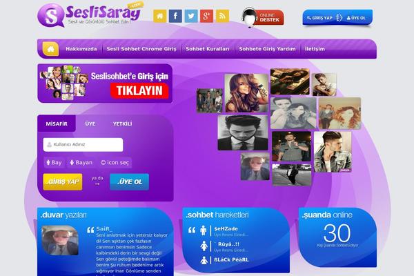 seslisaray.com site used Turkiyepanel