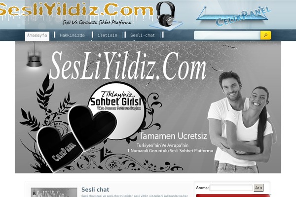 sesliyildiz.com site used Seslichat