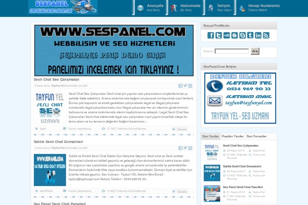 sespanel.com site used Sespanel