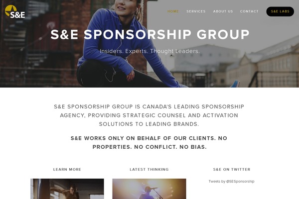 WordPress website example screenshot