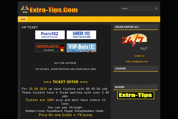 Tasting theme websites examples