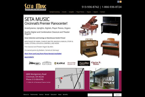 setamusic.com site used Seta