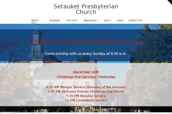 WordPress website example screenshot