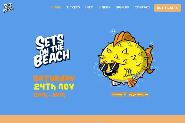 setsonthebeach.com.au site used Sotb