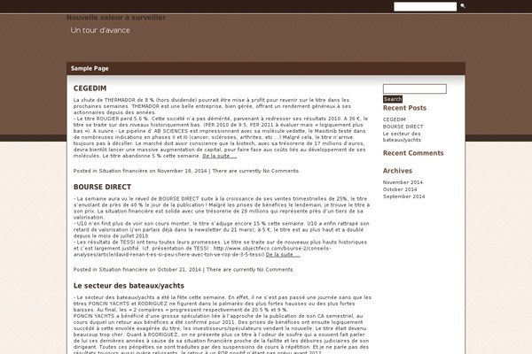 Tsokolate theme site design template sample