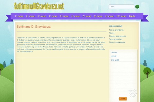 settimanedigravidanza.net site used Prototype