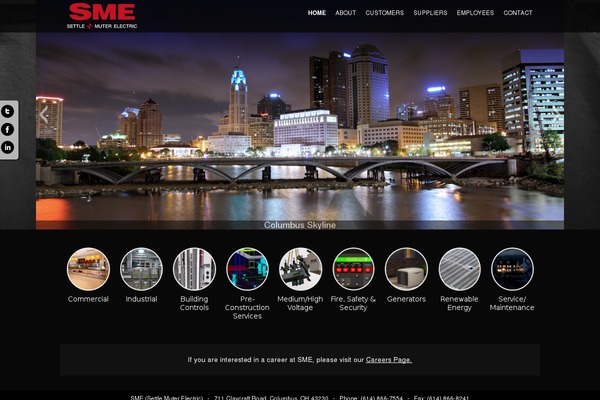 Sme theme site design template sample