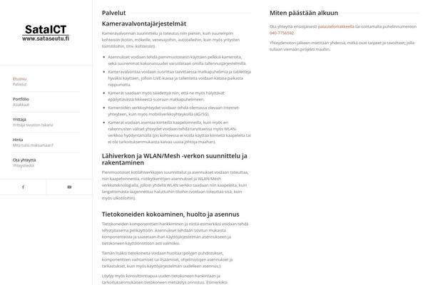 Enfold theme site design template sample