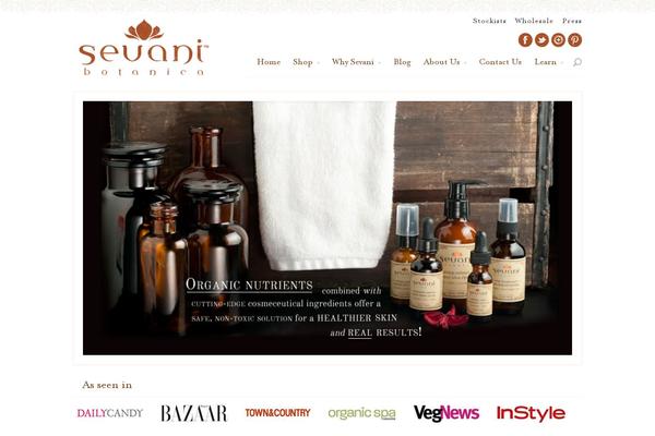 Sevani-2015 theme websites examples