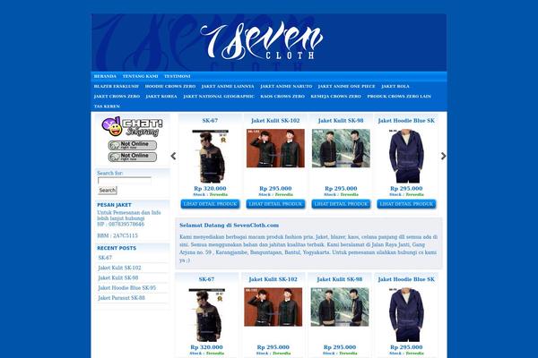 sevencloth.com site used Indostore4-2client