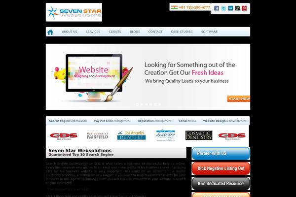 sevenstarwebsolutions.com site used Sevenstar
