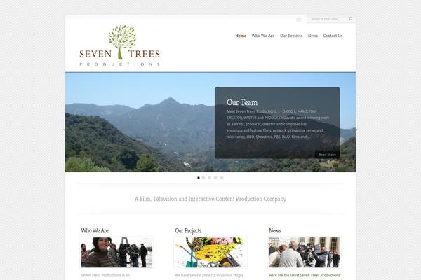 Chameleon theme site design template sample