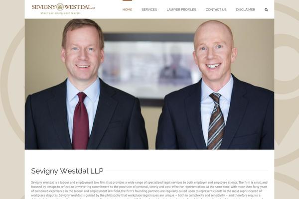 WordPress website example screenshot
