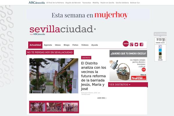 sevillaciudad.es site used Continuum