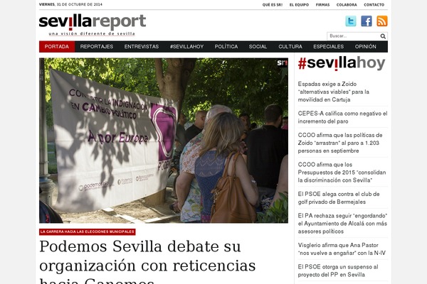 sevillareport.com site used Tribune