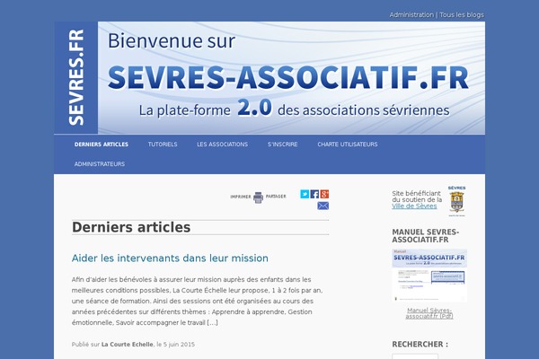 sevres-associatif.fr site used Sevresasso