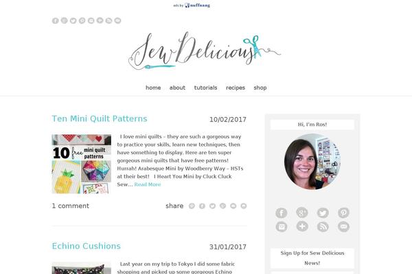 sewdelicious.com.au site used Cookery Lite