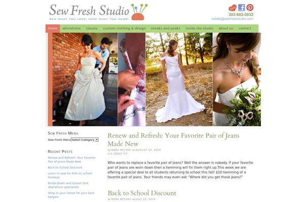 WordPress website example screenshot