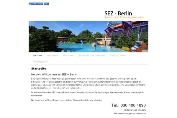 sez-berlin.com site used Sez-event