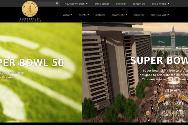 sfbaysuperbowl.com site used Superbowl50