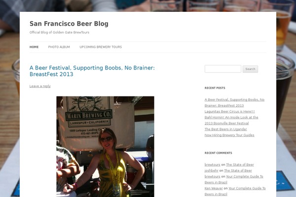 WordPress website example screenshot