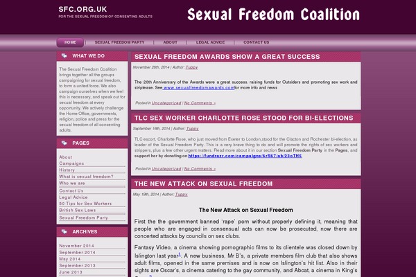 sfc.org.uk site used Purple