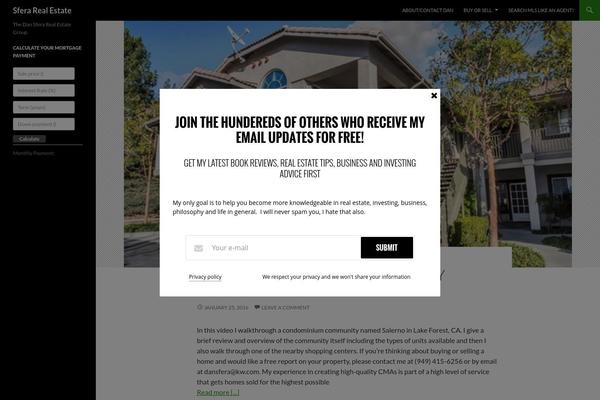 Site using CT Mortgage Calculator plugin