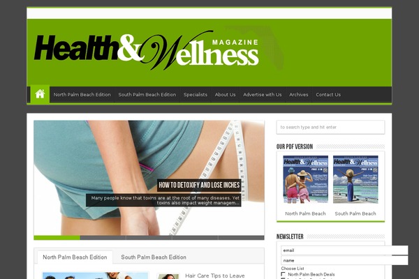 sflhealthandwellness.com site used Hwmags