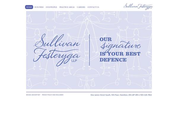 Sullivan theme site design template sample