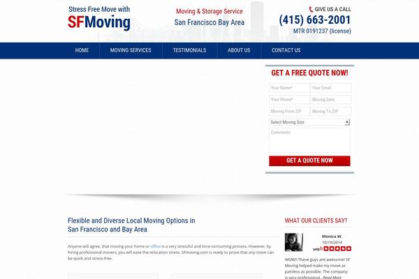 WordPress website example screenshot
