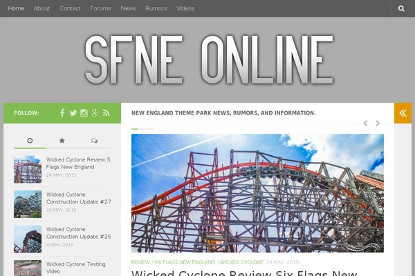 Hueman theme site design template sample