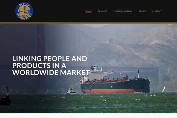 Jupiter theme site design template sample